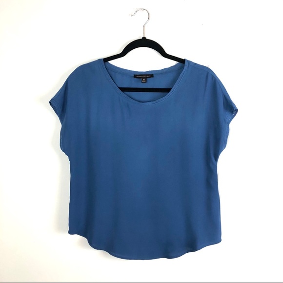 Banana Republic Picot Short Sleeve Blouse - Picture 1 of 6
